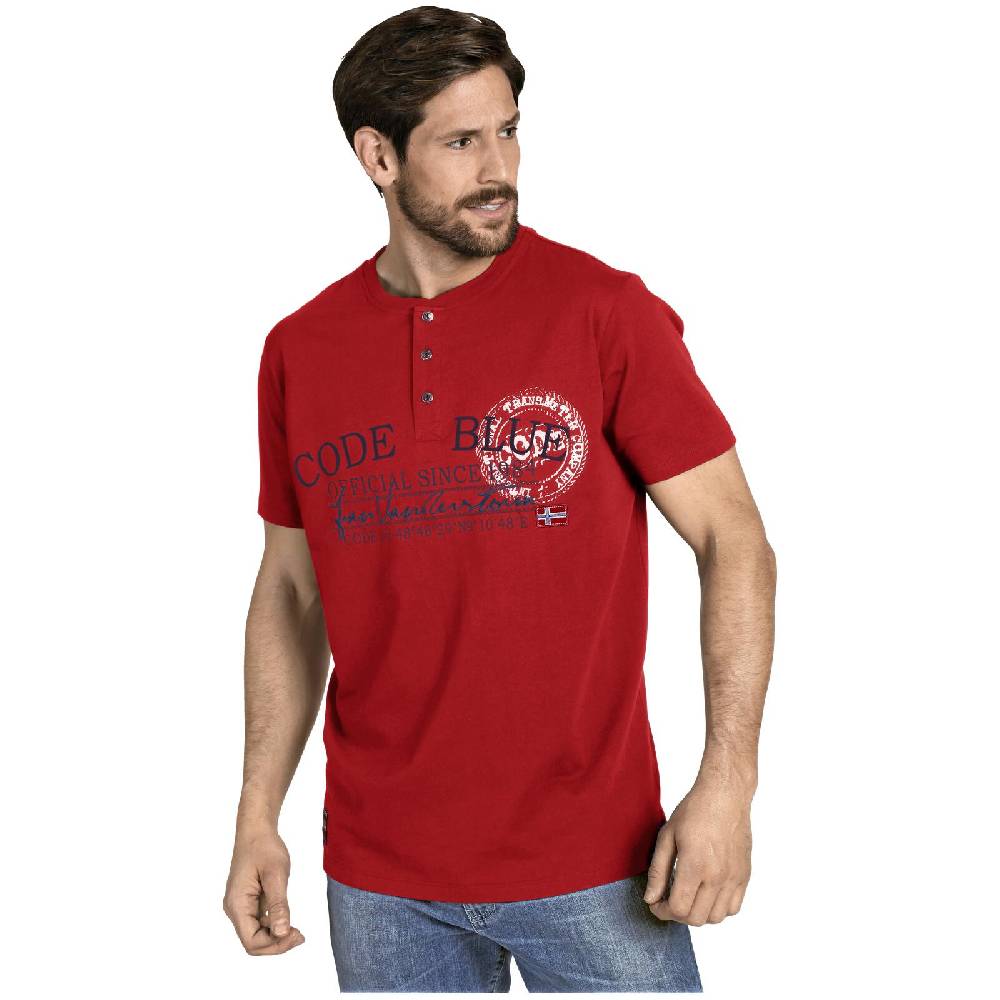Jan Vanderstorm T-Shirt KRISTER Rot