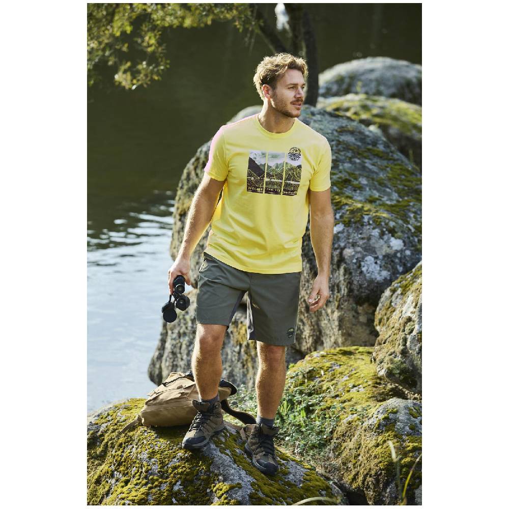 Jan Vanderstorm T-Shirt KRISTFINNUR Hellgelb