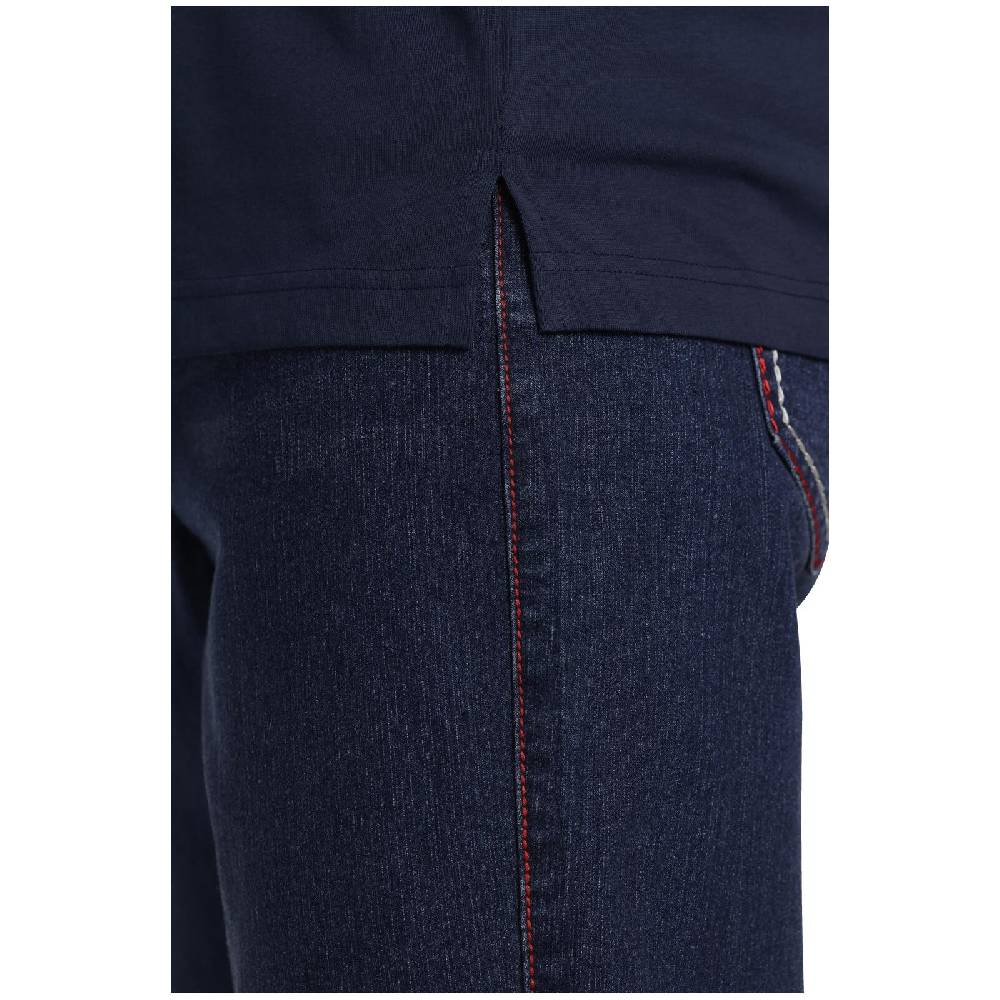 Jan Vanderstorm T-Shirt LINDRAD Dunkelblau