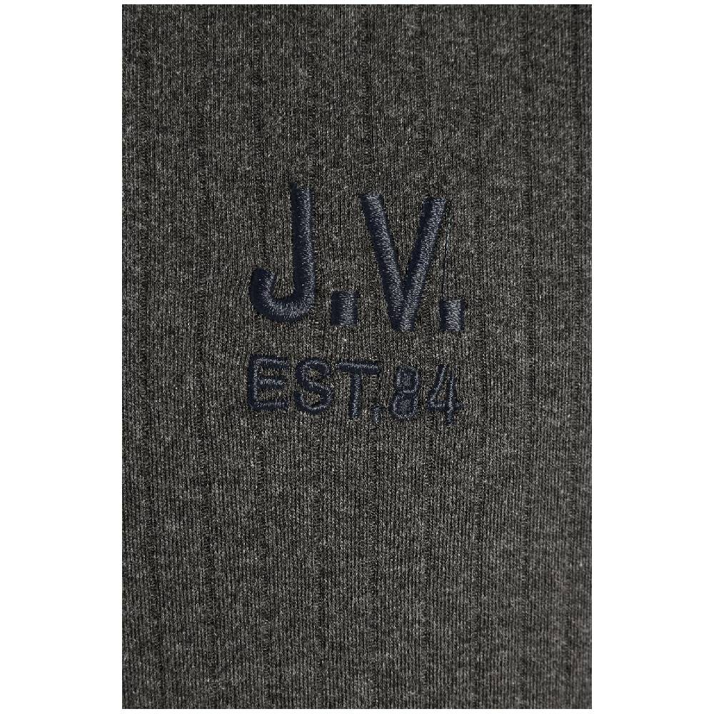 Jan Vanderstorm T-Shirt LIUDGER Dunkelgrau Melange