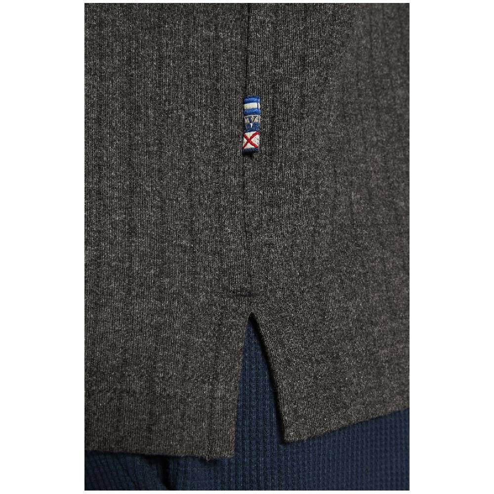 Jan Vanderstorm T-Shirt LIUDGER Dunkelgrau Melange