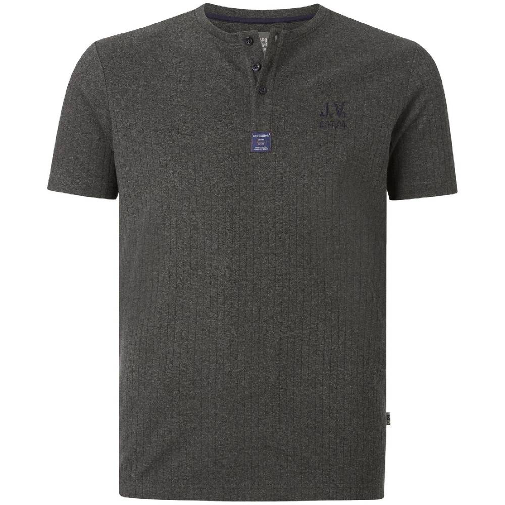 Jan Vanderstorm T-Shirt LIUDGER dunkelgrau melange