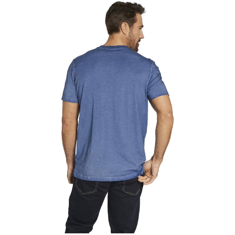 Jan Vanderstorm T-Shirt MATTES Blau