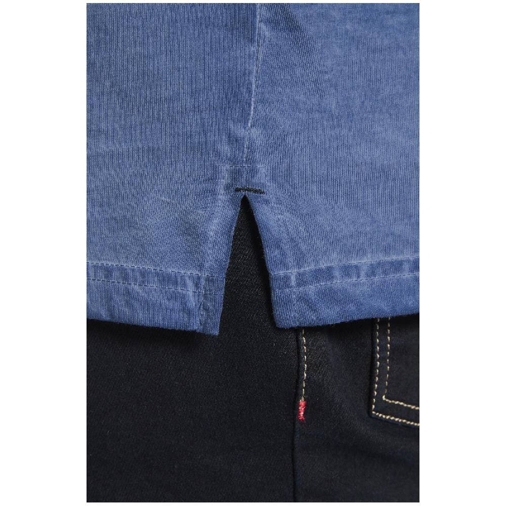 Jan Vanderstorm T-Shirt MATTES Blau