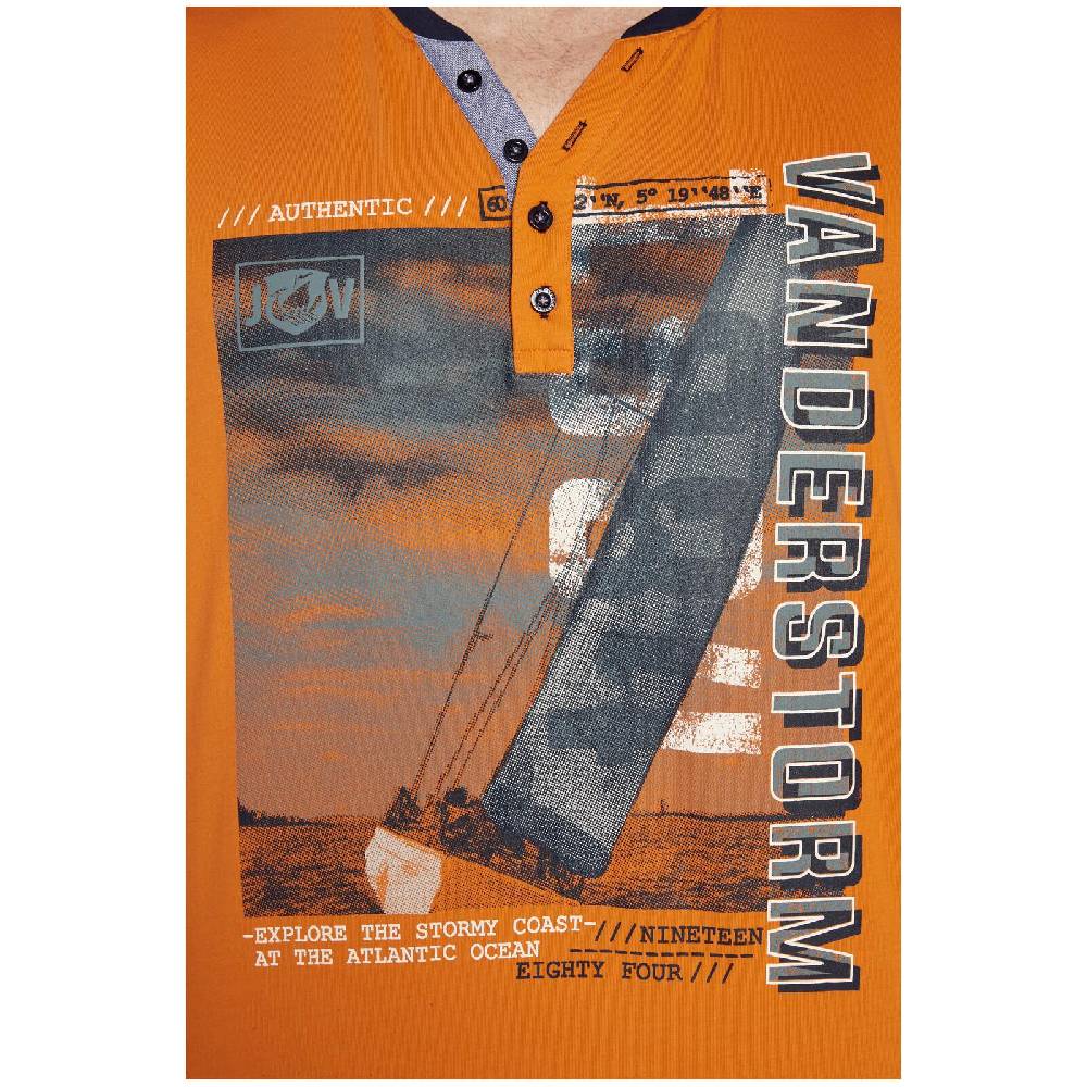 Jan Vanderstorm T-Shirt MUNIBERT Orange