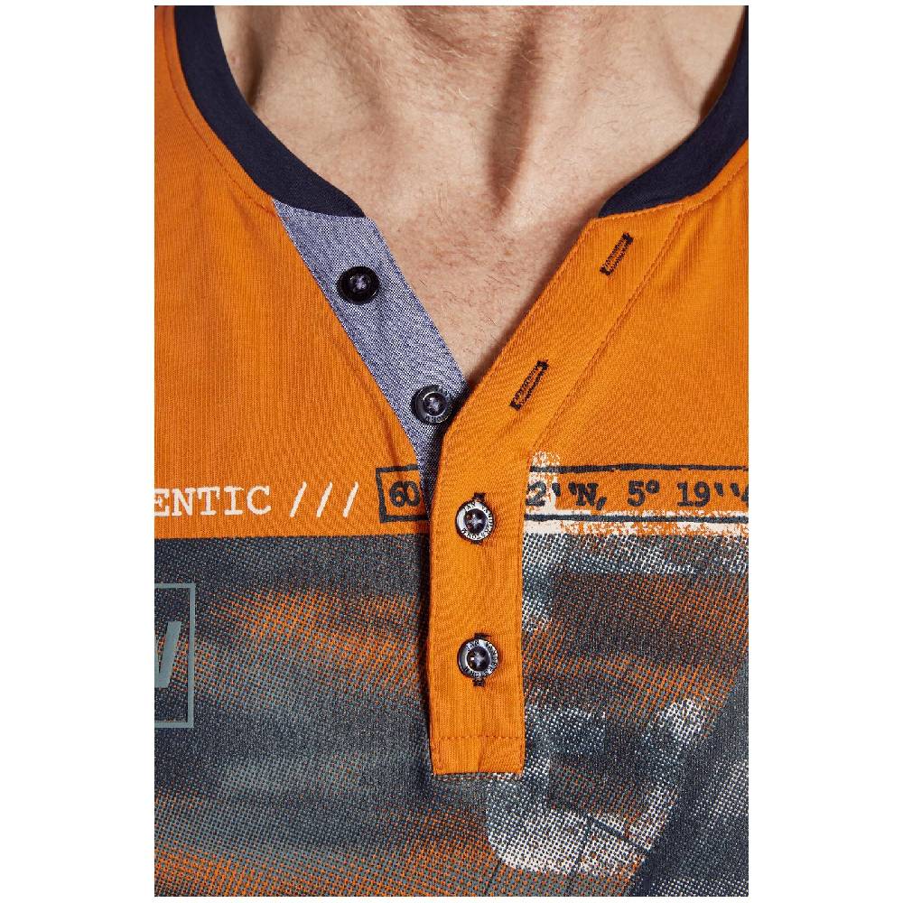 Jan Vanderstorm T-Shirt MUNIBERT Orange