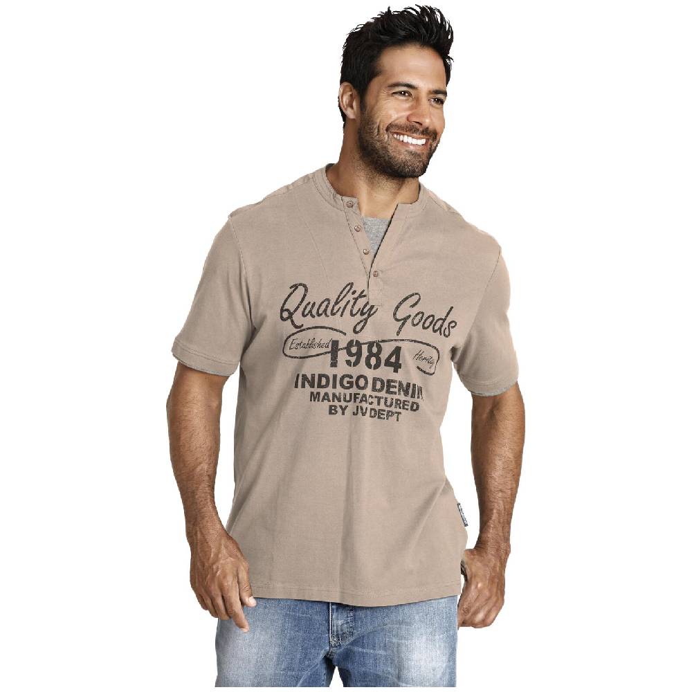 Jan Vanderstorm T-Shirt NANTE Beige