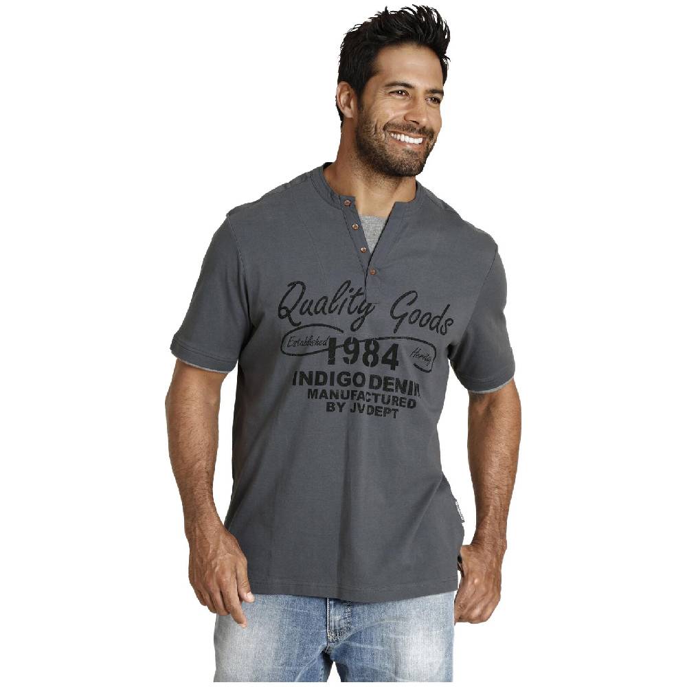 Jan Vanderstorm T-Shirt NANTE Grau