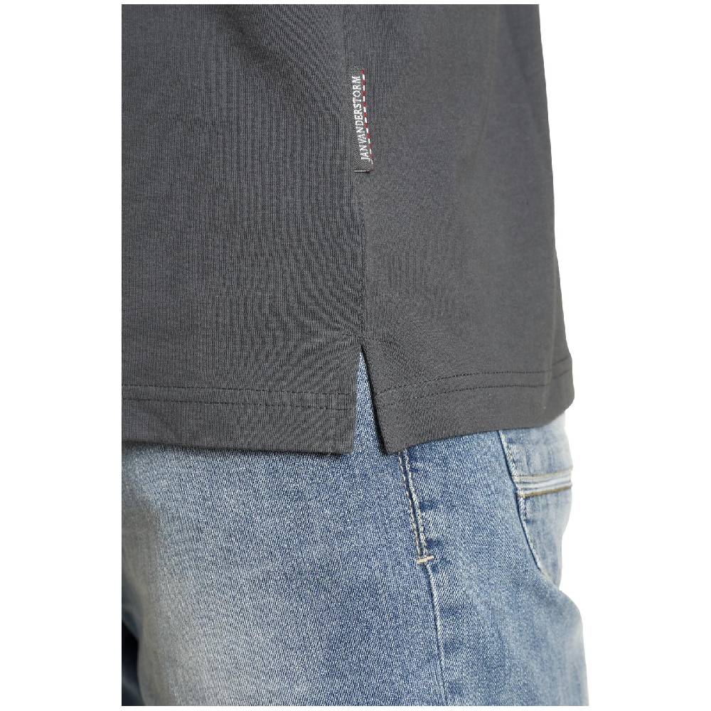 Jan Vanderstorm T-Shirt NANTE Grau