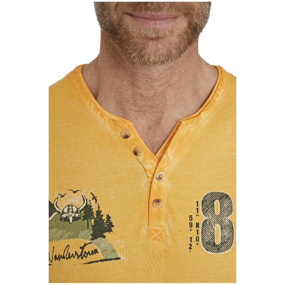 Jan Vanderstorm T-Shirt NILMER Gelb