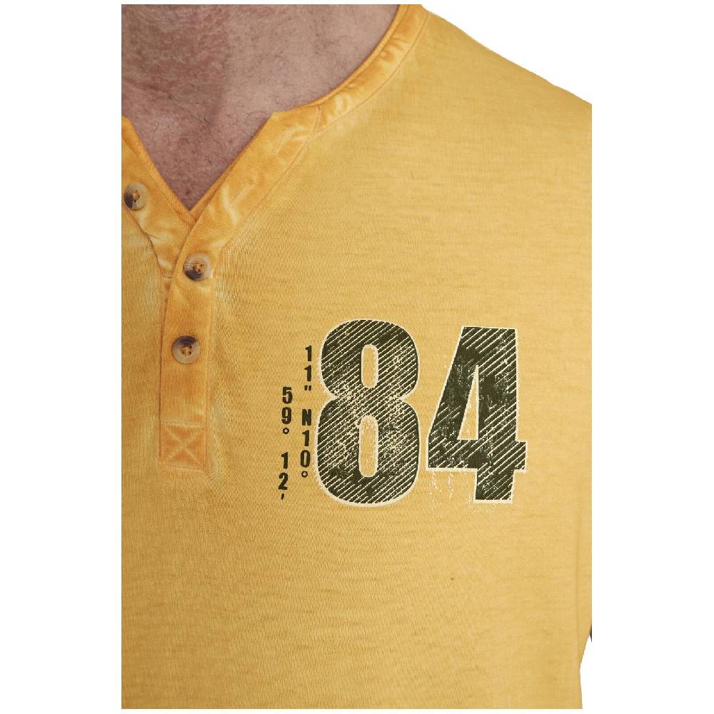 Jan Vanderstorm T-Shirt NILMER Gelb