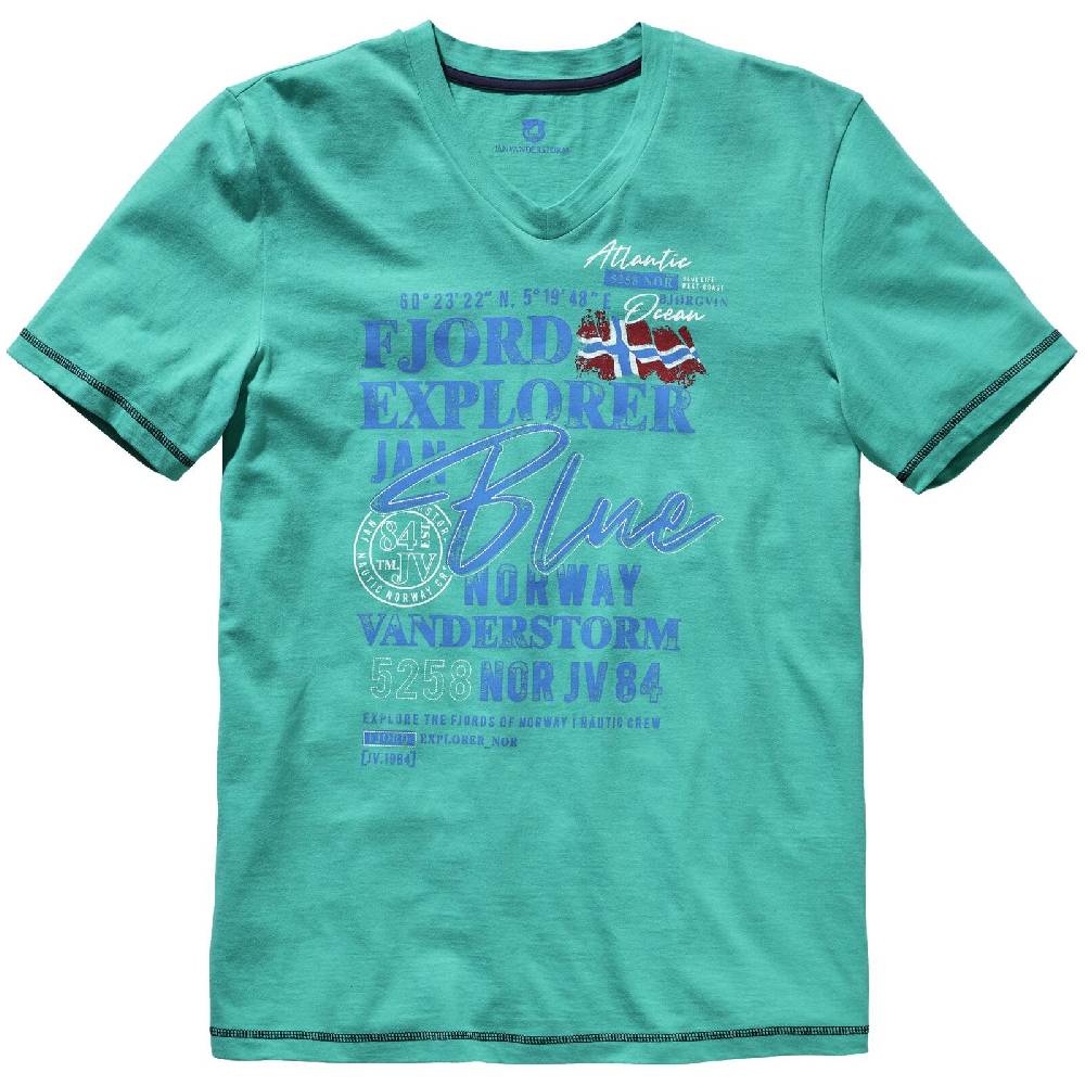 Jan Vanderstorm T-Shirt NORDGER Grün