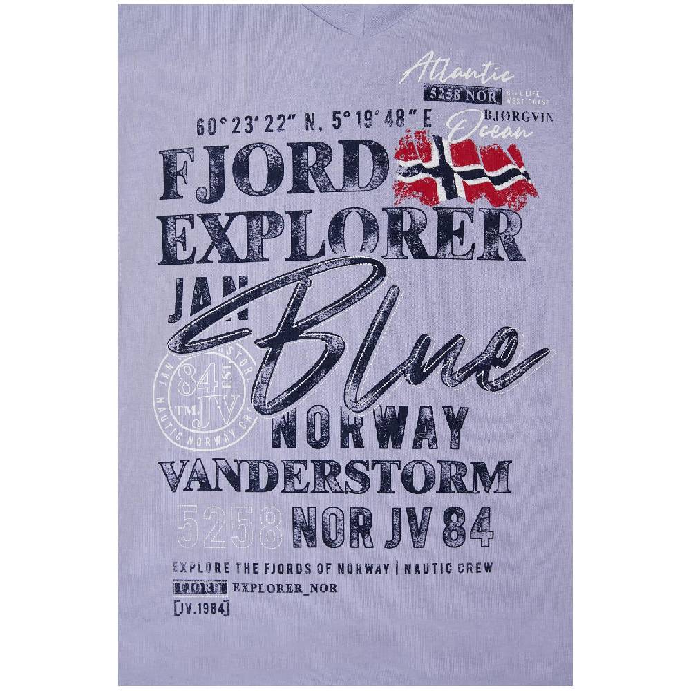 Jan Vanderstorm T-Shirt NORDGER Helllila