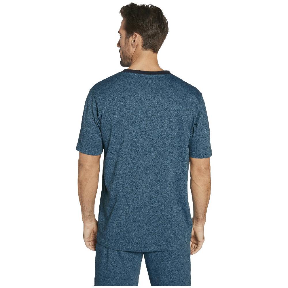 Jan Vanderstorm T-Shirt PARELI Petrol Melange