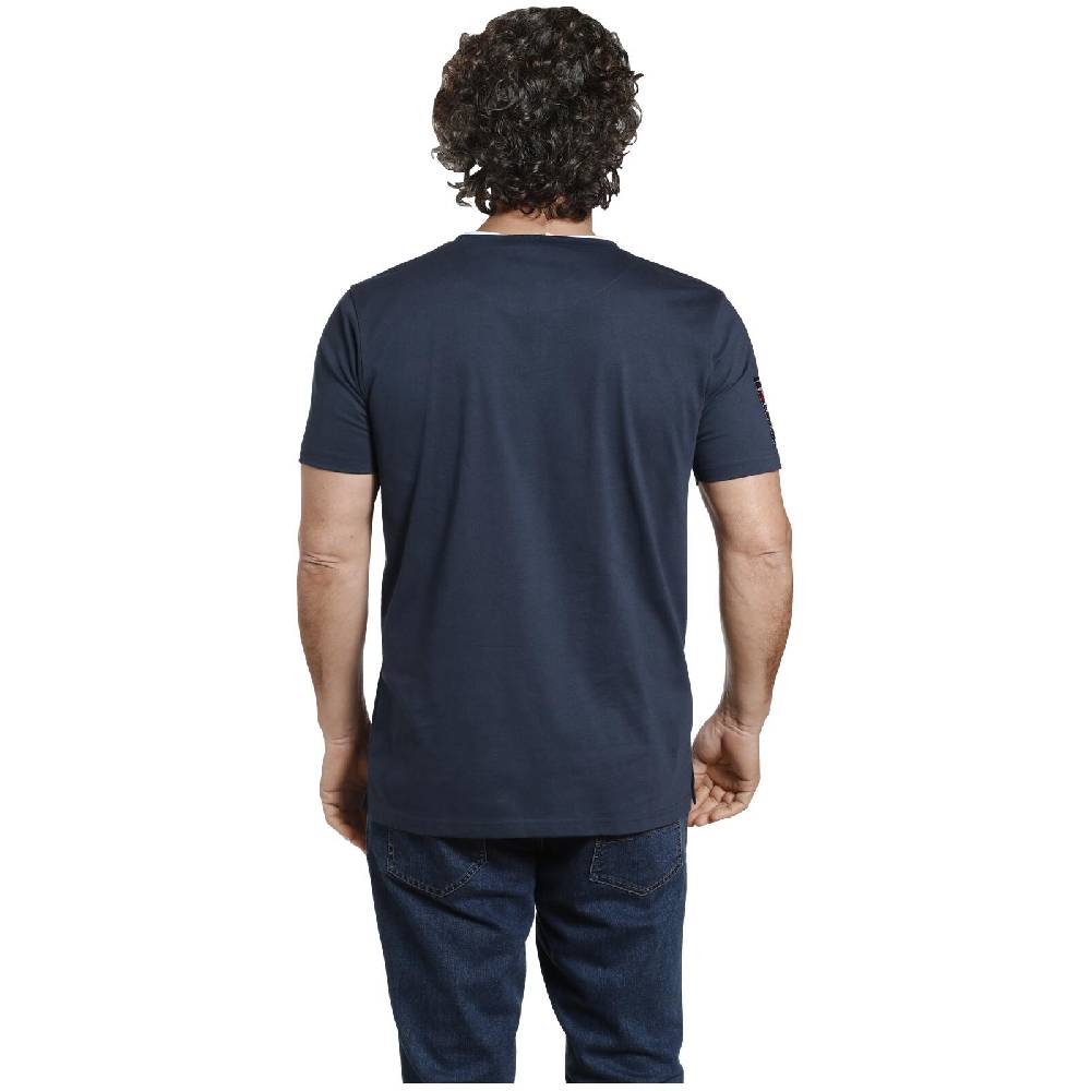 Jan Vanderstorm T-Shirt PEDER Dunkelblau