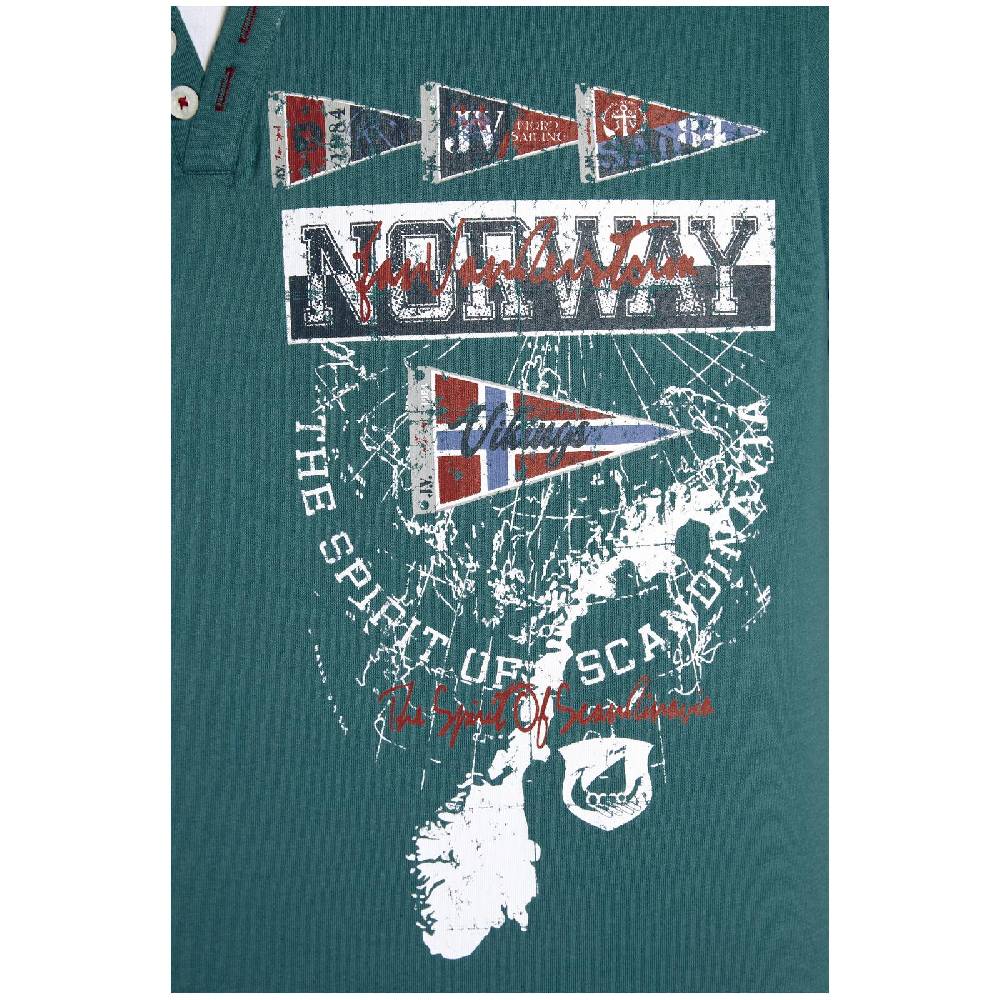 Jan Vanderstorm T-Shirt PEDER Petrol