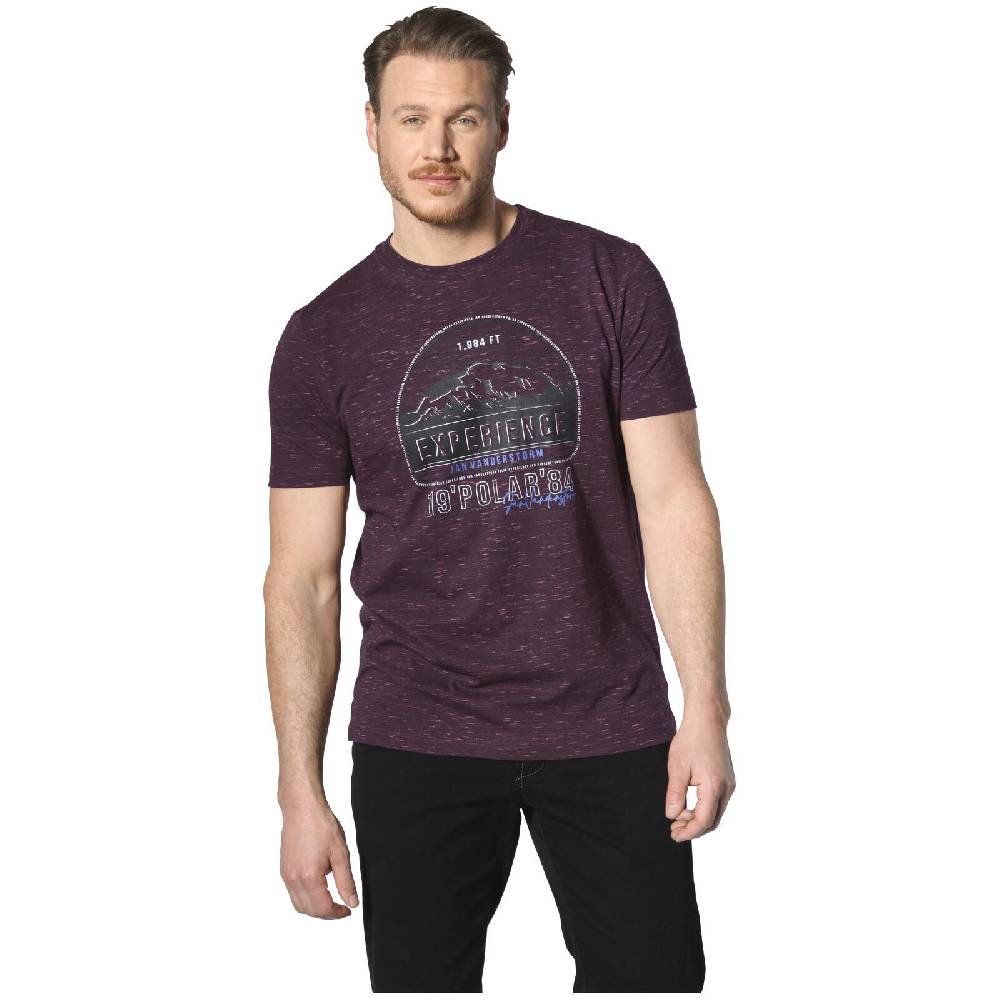Jan Vanderstorm T-Shirt PERDALSON Lila Melange