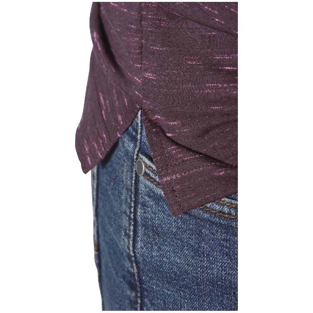 Jan Vanderstorm T-Shirt PERDALSON Lila Melange