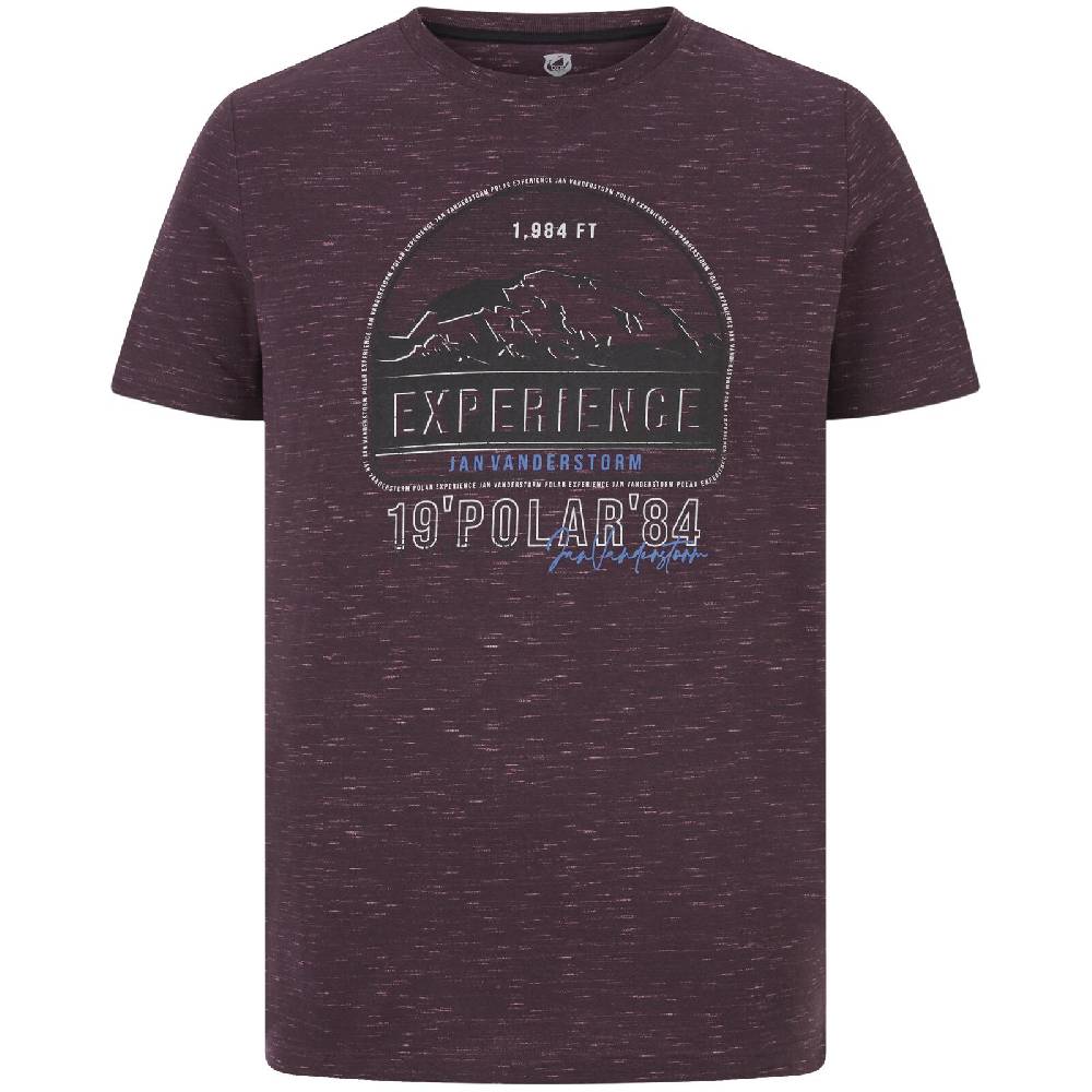 Jan Vanderstorm T-Shirt PERDALSON lila melange