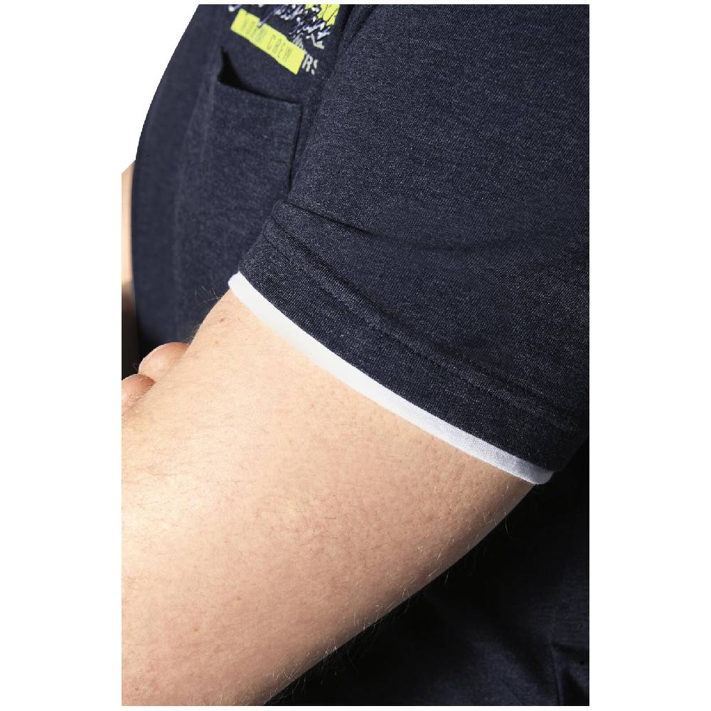 Jan Vanderstorm T-Shirt PERNARVIK Dunkelblau