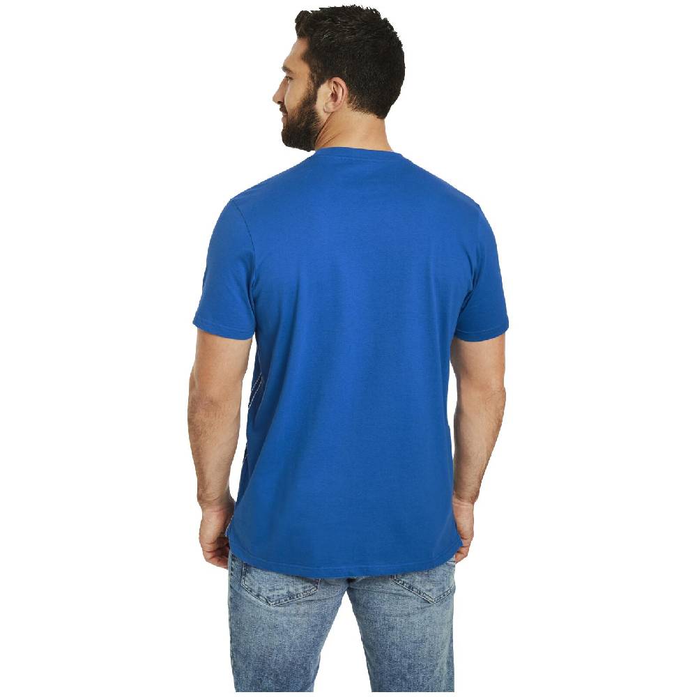 Jan Vanderstorm T-Shirt PITTER Royal Blau