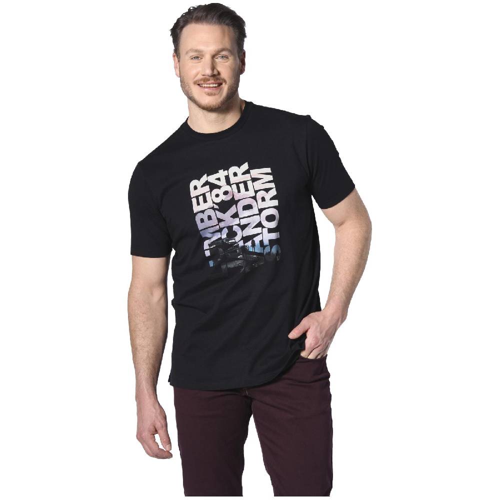 Jan Vanderstorm T-Shirt RANSTEIN Schwarz