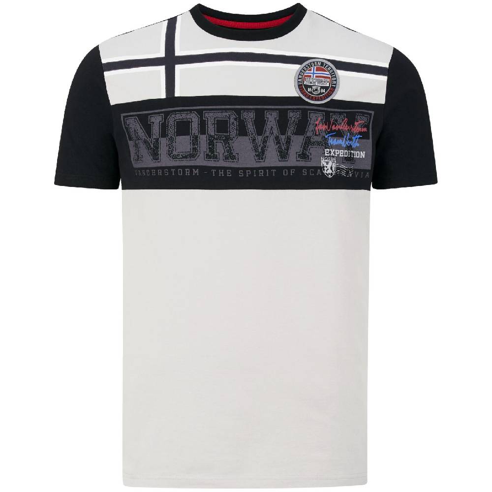 Jan Vanderstorm T-Shirt RUNEAS hellgrau