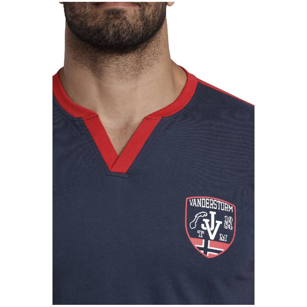 Jan Vanderstorm T-Shirt SIGISMUND Dunkelblau