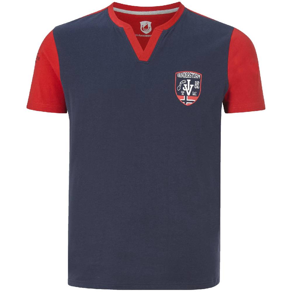 Jan Vanderstorm T-Shirt SIGISMUND dunkelblau