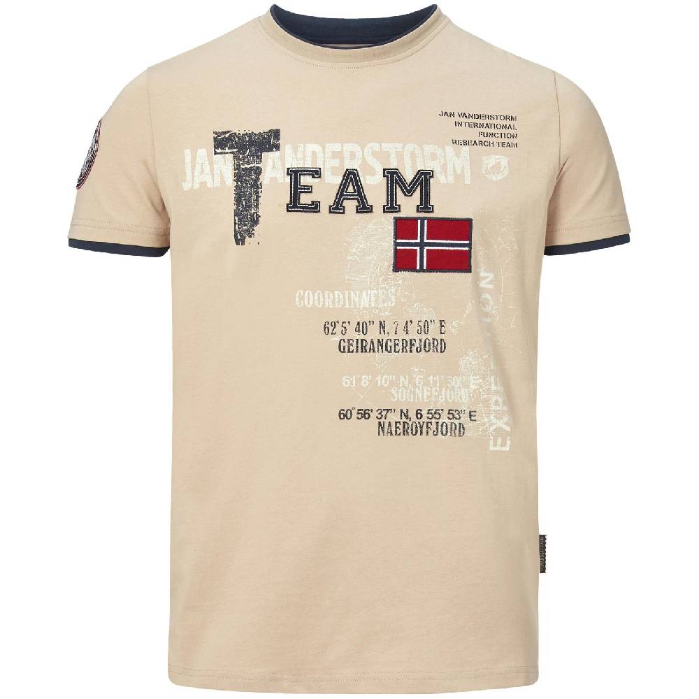 Jan Vanderstorm T-Shirt SÖLVE beige
