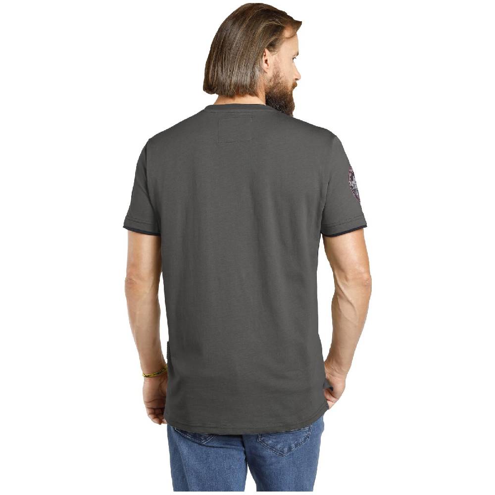 Jan Vanderstorm T-Shirt SÖLVE Dunkelgrau