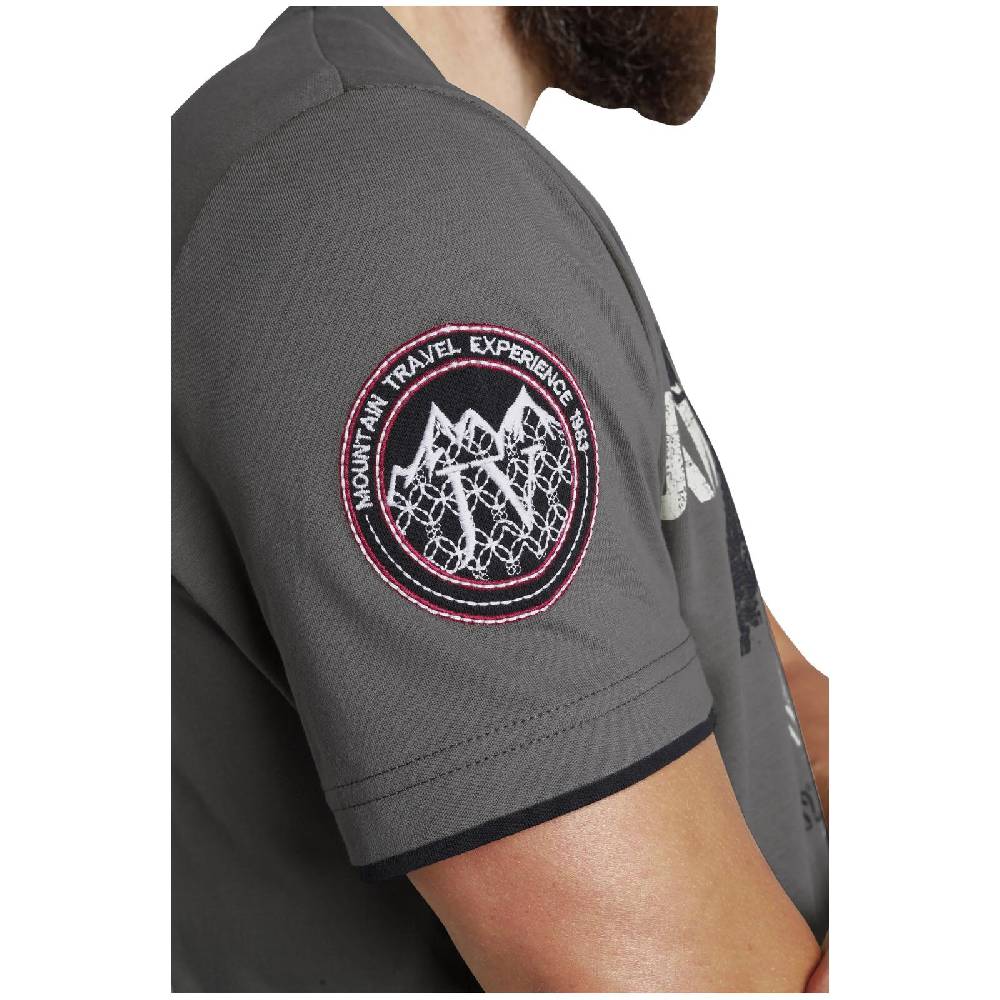 Jan Vanderstorm T-Shirt SÖLVE Dunkelgrau