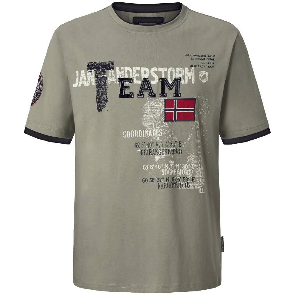 Jan Vanderstorm T-Shirt SÖLVE oliv