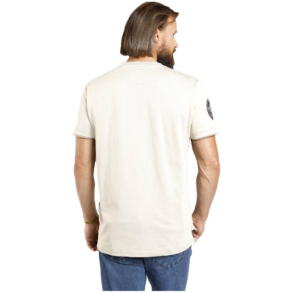 Jan Vanderstorm T-Shirt SÖLVE Wollweiß