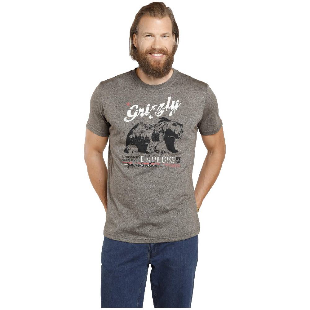 Jan Vanderstorm T-Shirt TAIT Oliv Melange