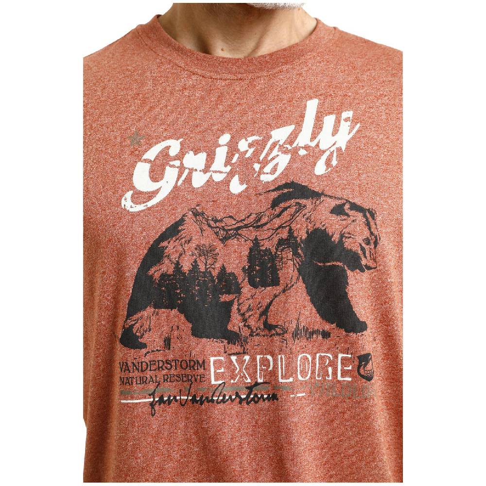 Jan Vanderstorm T-Shirt TAIT Orange Melange