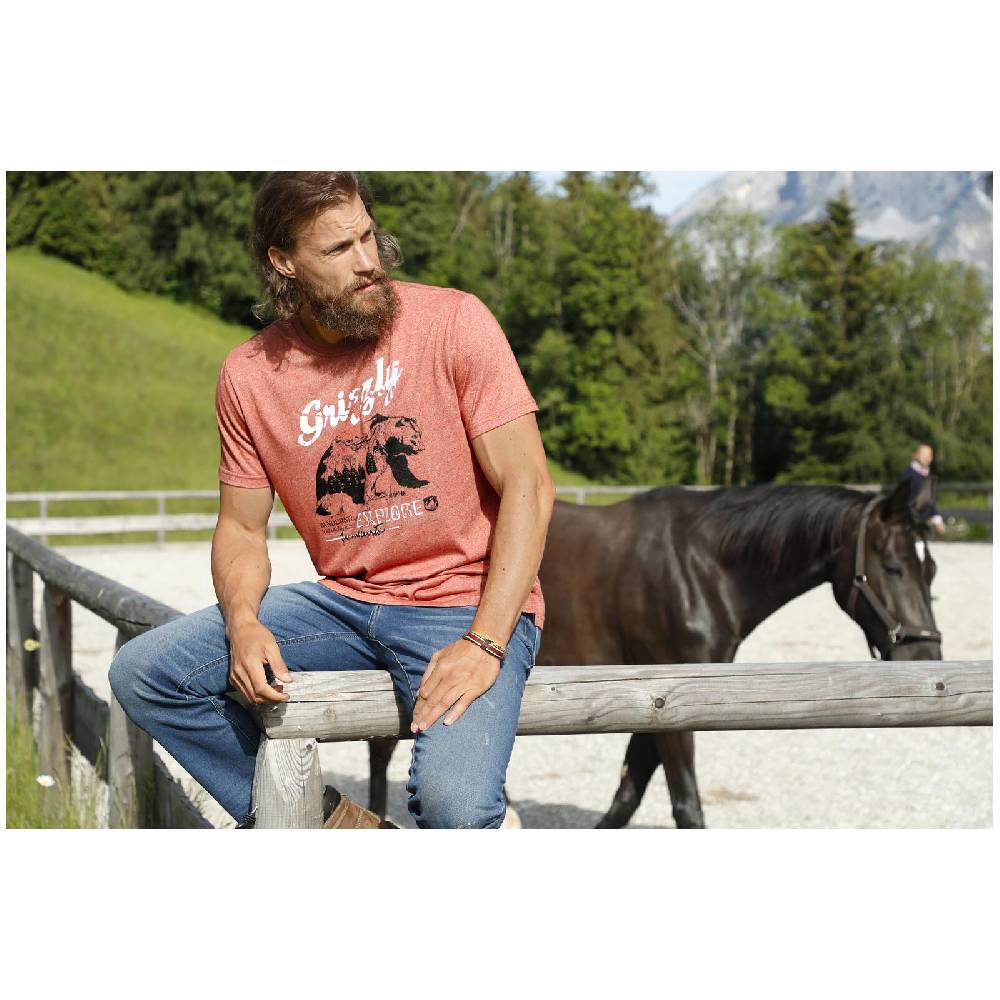 Jan Vanderstorm T-Shirt TAIT Orange Melange