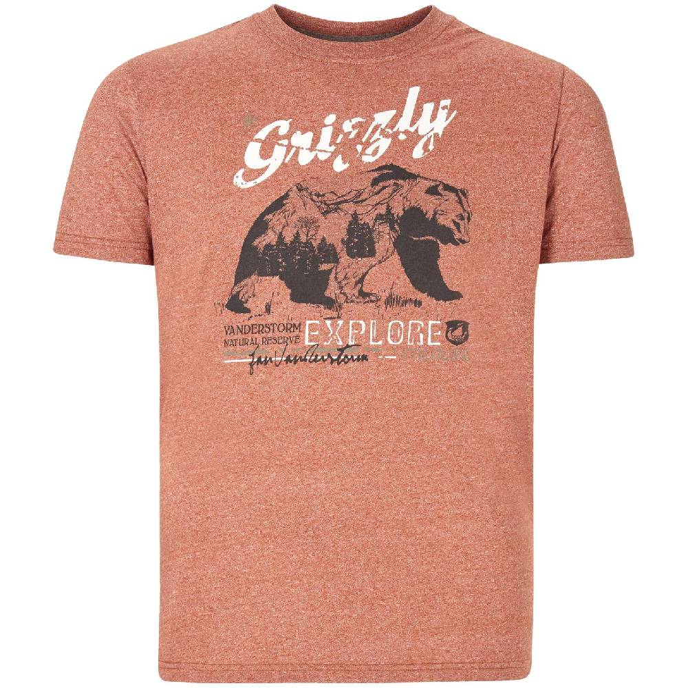 Jan Vanderstorm T-Shirt TAIT orange melange