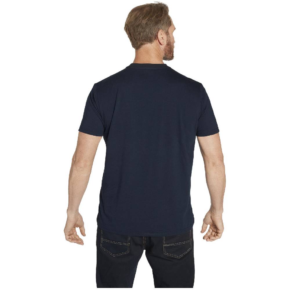 Jan Vanderstorm T-Shirt TANDRUP Dunkelblau