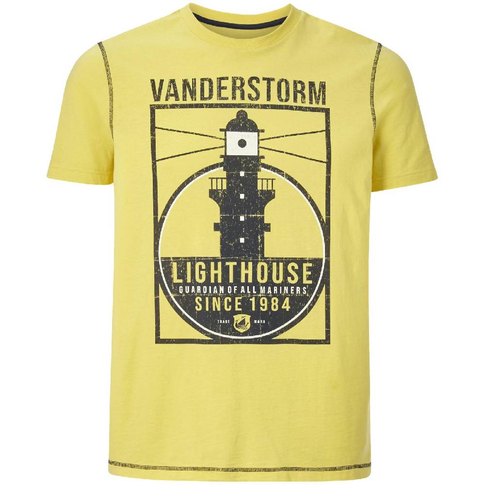 Jan Vanderstorm T-Shirt TANKRED gelb