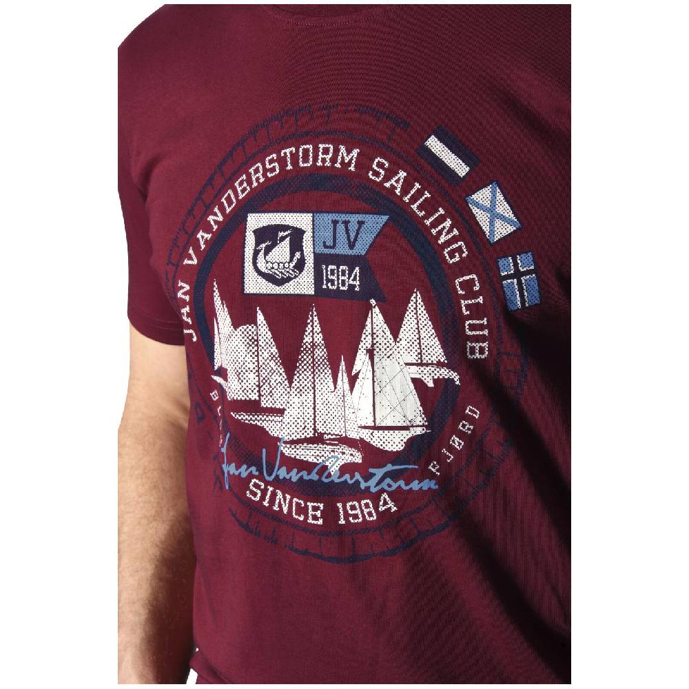 Jan Vanderstorm T-Shirt TERNO Rot