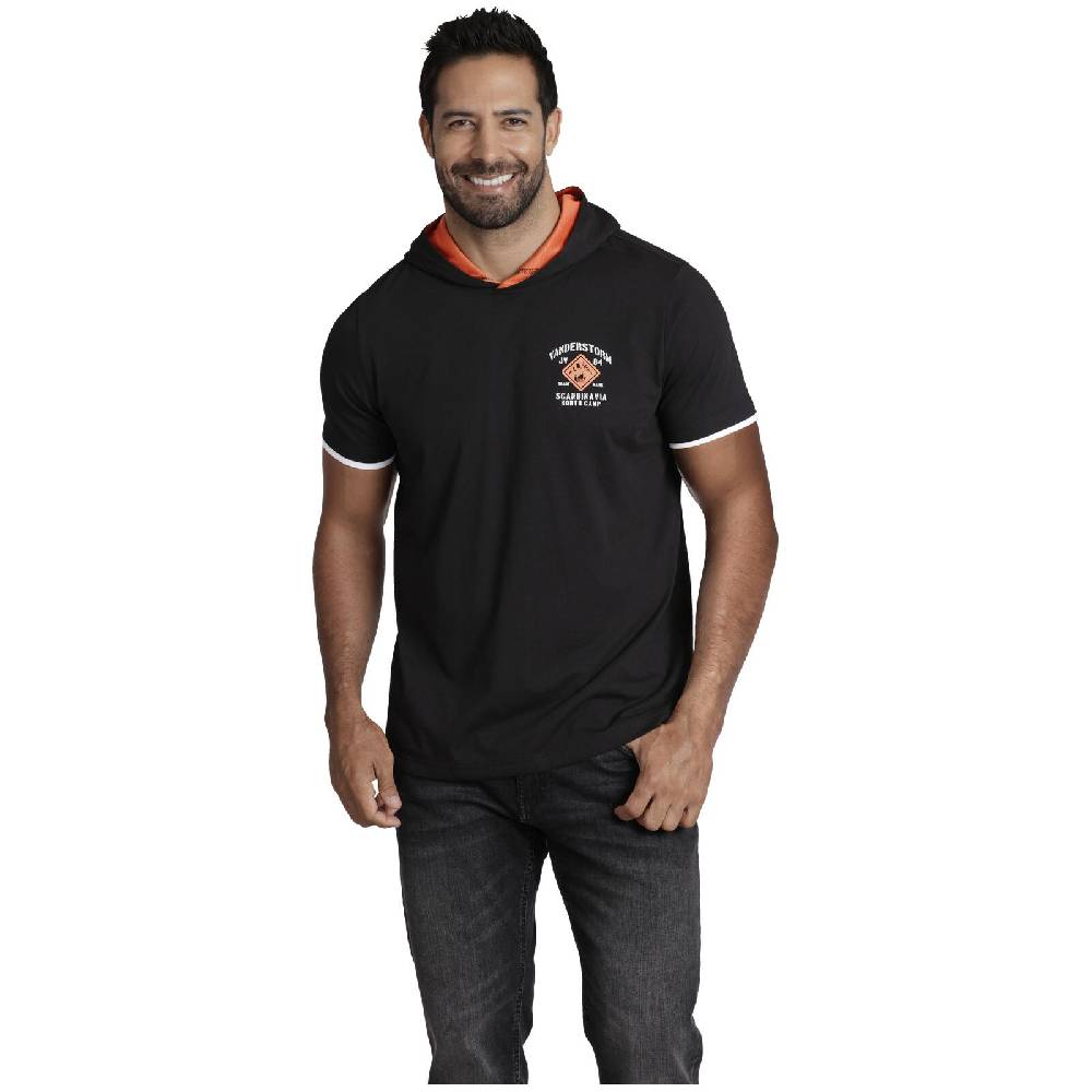 Jan Vanderstorm T-Shirt THIADE Schwarz