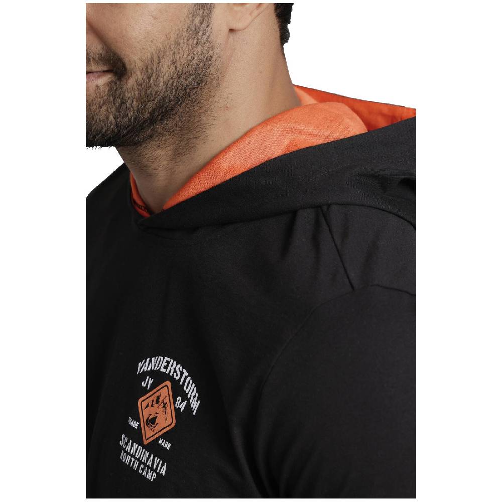 Jan Vanderstorm T-Shirt THIADE Schwarz