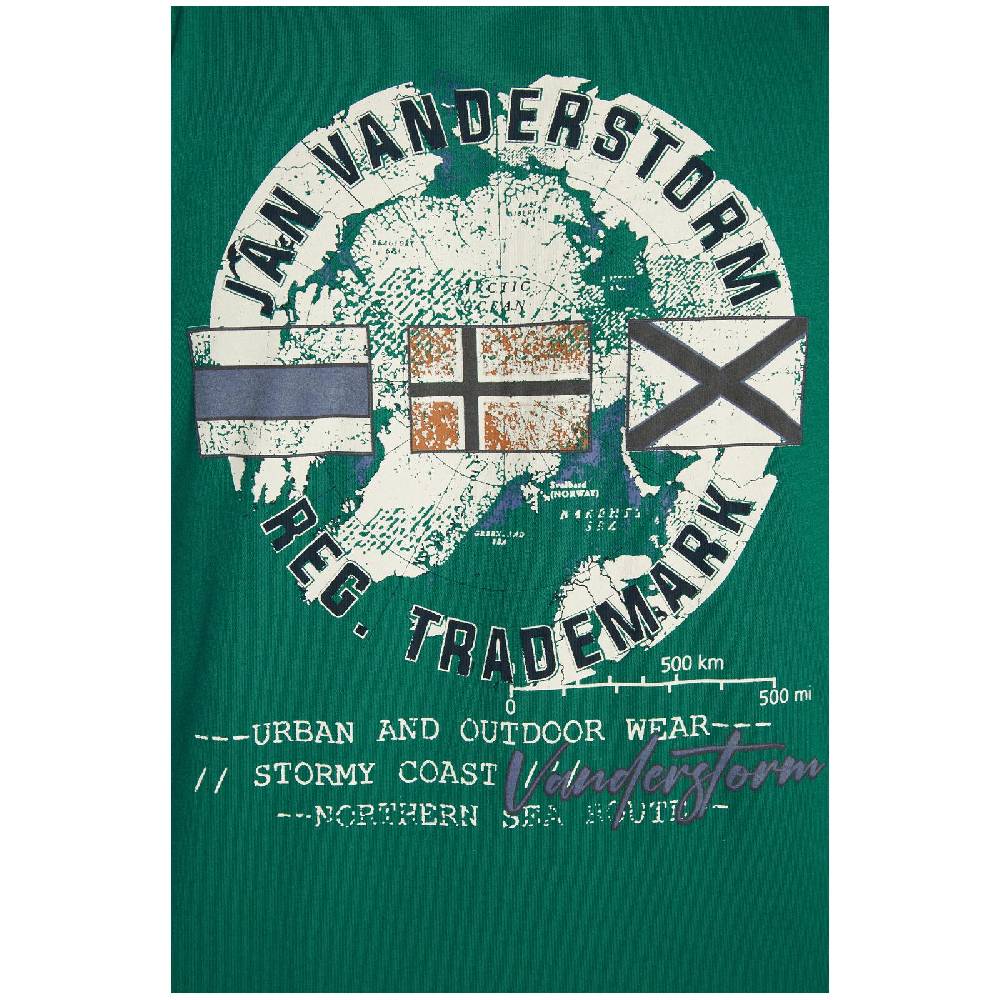Jan Vanderstorm T-Shirt TONNI Grün