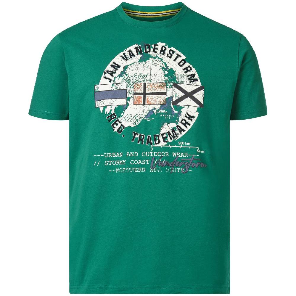 Jan Vanderstorm T-Shirt TONNI grün