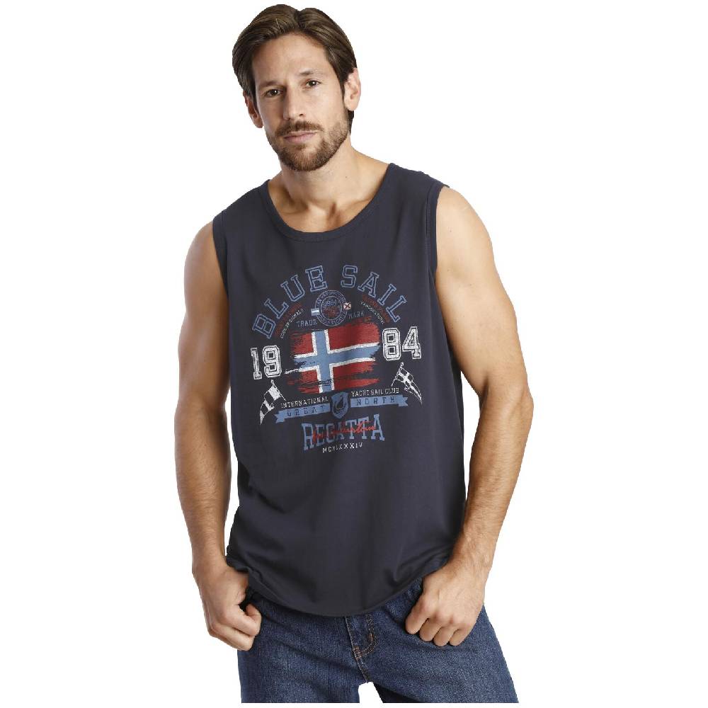 Jan Vanderstorm Tanktop BEUTE Dunkelblau