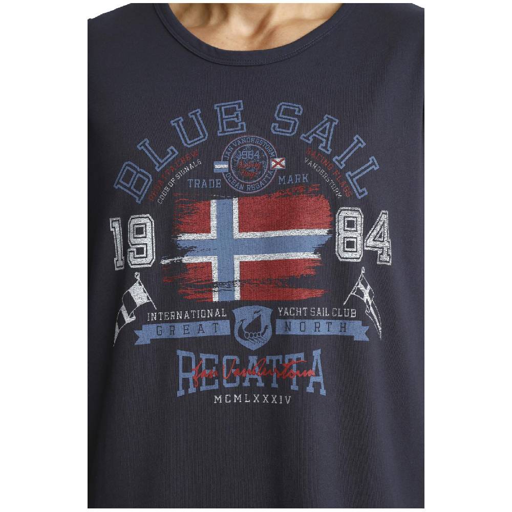 Jan Vanderstorm Tanktop BEUTE Dunkelblau