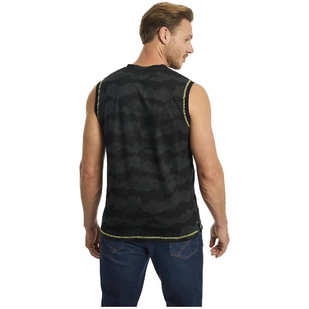 Jan Vanderstorm Tanktop FAFNER Schwarz Gemustert