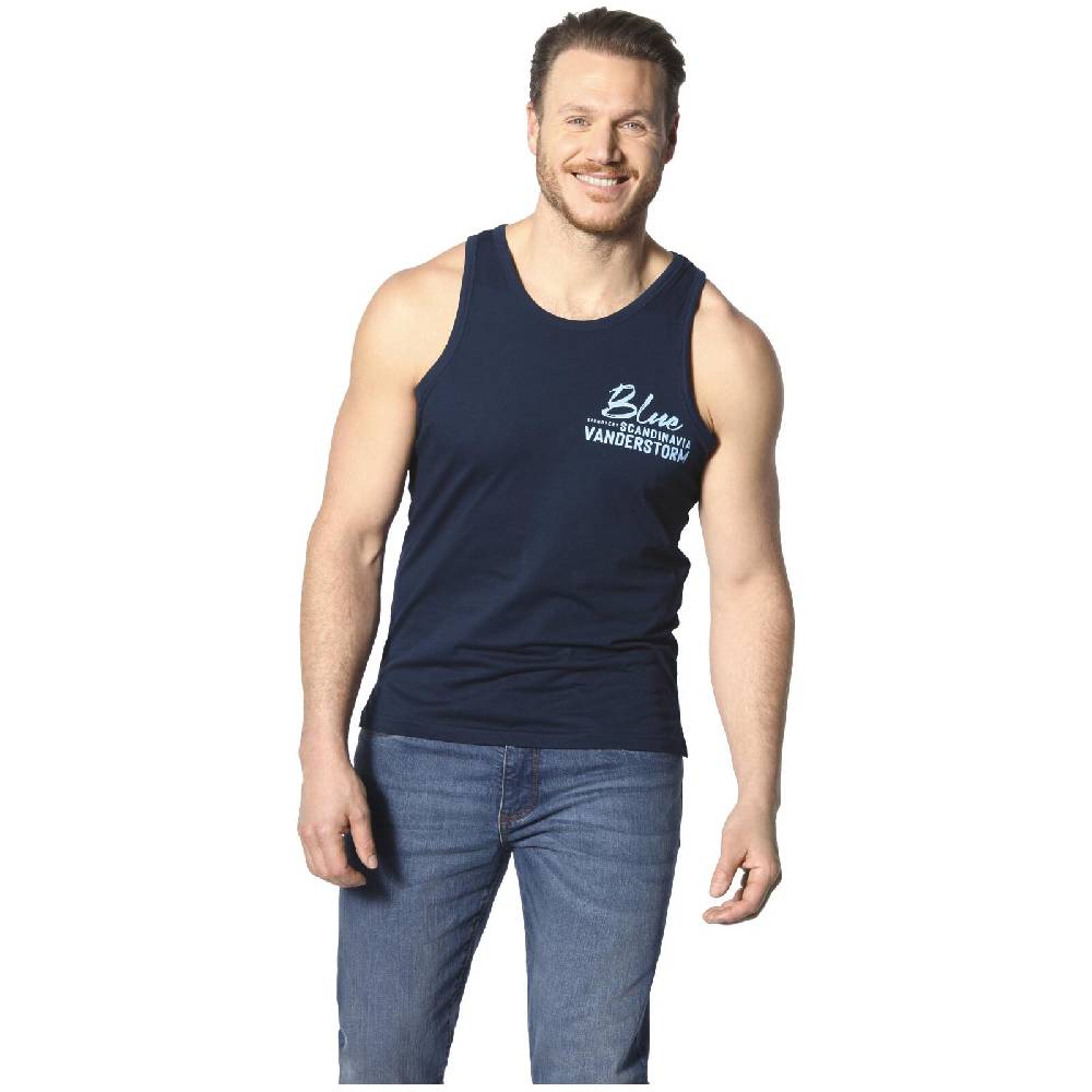 Jan Vanderstorm Tanktop FELTON Dunkelblau