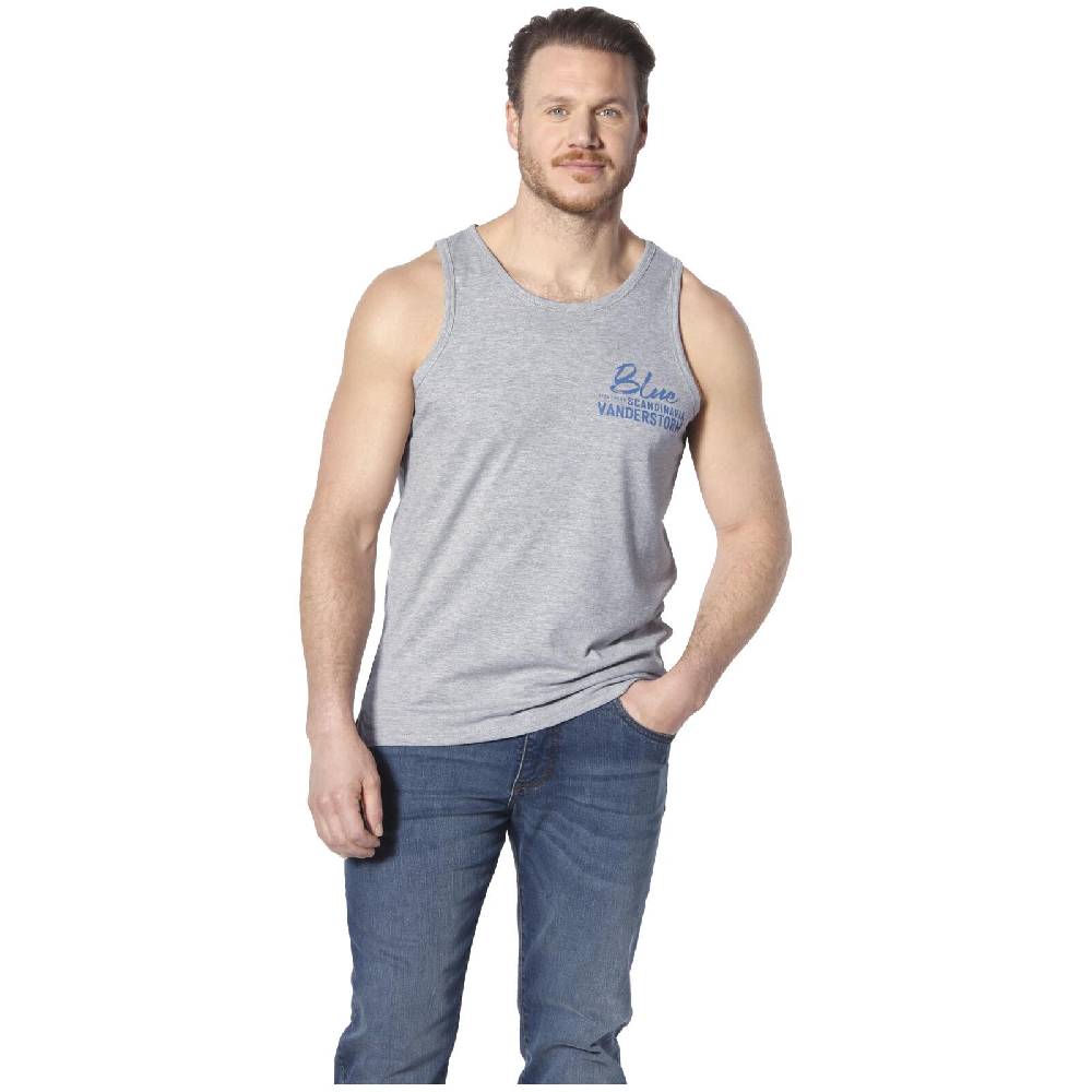 Jan Vanderstorm Tanktop FELTON Silbergrau